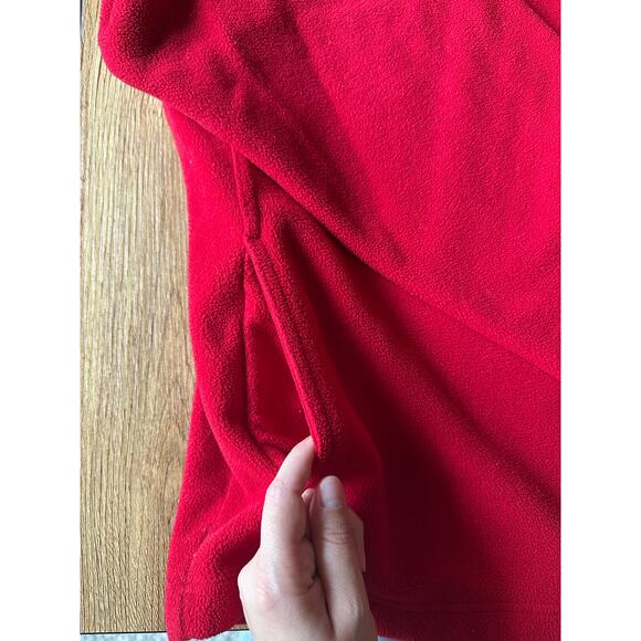 Old Navy Vtg Red Fleece Sweatshirt Size XLarge - Picture 4 of 7
